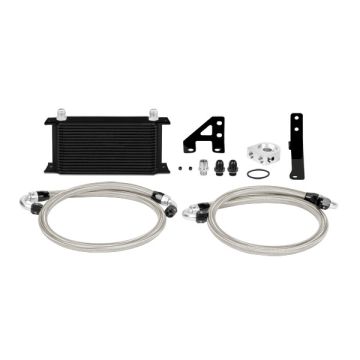 Mishimoto MMOC-STI-15TBK Thermostatic Oil Cooler Kit for Subaru WRX STI 15+ Black    