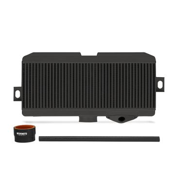 Mishimoto MMTMIC-STI-08BKBK Top Mount Intercooler Kit for Subaru WRX STI 08+ Black w/ Black Hoses 