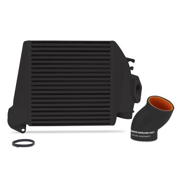 Mishimoto MMTMIC-WRX-08BKBK Top Mount Intercooler Kit for Subaru WRX 08-14 Black w/ Black Hose  
