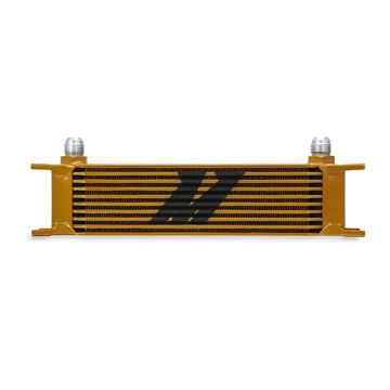 Mishimoto MMOC-10G Universal 10 Row Oil Cooler Gold       