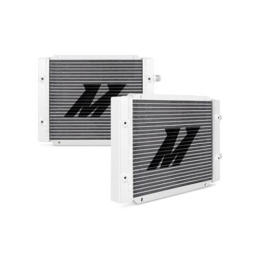 Mishimoto Universal 25 Row Dual Pass Oil Cooler Silver