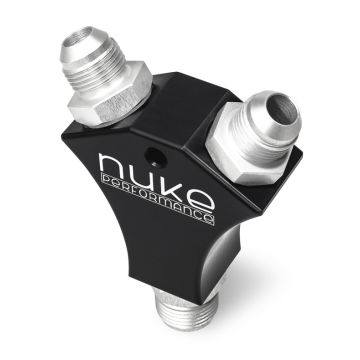 Nuke Performance Y-Block Adapter Fitting with 2x AN-8 and 1x AN-10