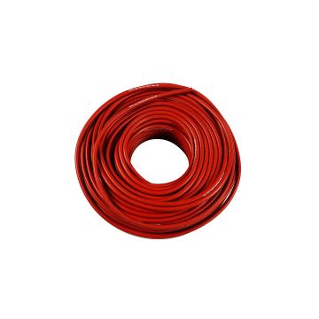 Reinforced vacuum hose Fmic.Pro 4mm Red