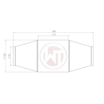 Racing Catalyst Converter 100CPSI with EU6 coating