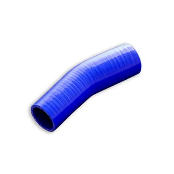 Silicone Reducer elbow 23' 60/76mm Blue