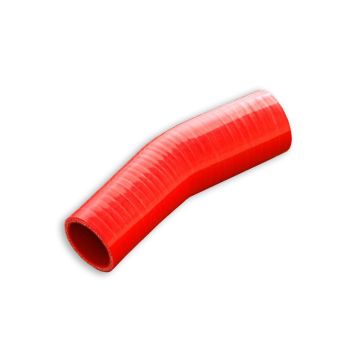 Silicone Reducer elbow 23' 63/76mm Red