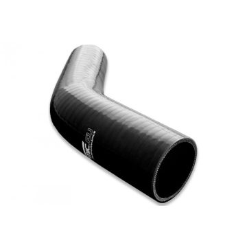 Silicone reducer elbow 45' 28/32mm Black