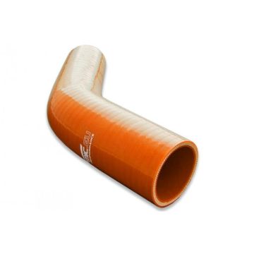 Silicone reducer elbow 45' 38/41mm Black