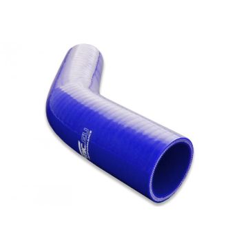 Silicone reducer elbow 45' 80/102mm Blue