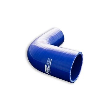 Silicone reducer elbow 90' 22/30mm Blue