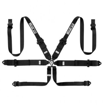 Sparco 04818RH1 Harness 6pts Black FIA Approved 8853-2016