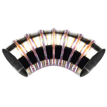 Spawane kolanko nierdzewne 90' 70mm welding porn