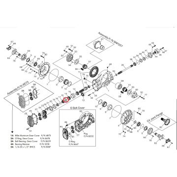 Winters Bearing washer, pinion 5055