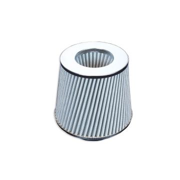 Cone air filter - diameter 102mm Silver