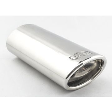 Universal Exhaust Tail Pipe Muffler Tip oval 95×65mm lenght 200mm