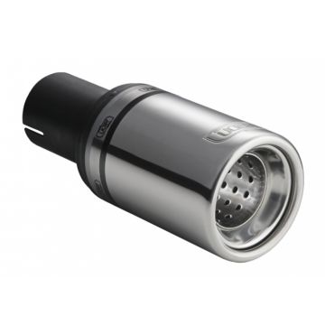 Universal Exhaust Tail Pipe Muffler Tip round 80mm lenght 80mm mounting diameter 45mm