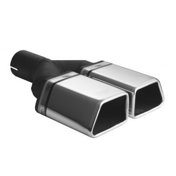 Universal Exhaust Tail Pipe Muffler Tip special 86×54mm lenght 200mm mounting diameter 45mm