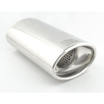 Universal Exhaust Tail Pipe Muffler Tip oval 120×80mm lenght 200mm