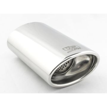 Universal Exhaust Tail Pipe Muffler Tip oval 120×80mm lenght 200mm