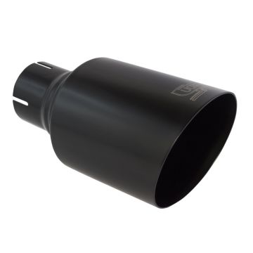 Universal Exhaust Tail Pipe Muffler Tip round 100mm lenght 120mm mounting diameter 50mm