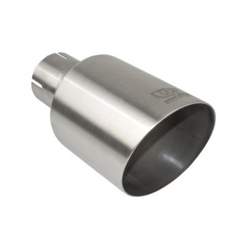 Universal Exhaust Tail Pipe Muffler Tip round 100mm lenght 120mm mounting diameter 50mm