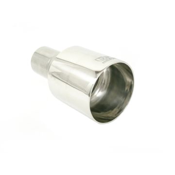 Universal Exhaust Tail Pipe Muffler Tip round 120mm lenght 120mm mounting diameter 55mm
