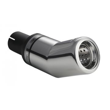 Universal Exhaust Tail Pipe Muffler Tip round 80mm lenght 170mm mounting diameter 45mm