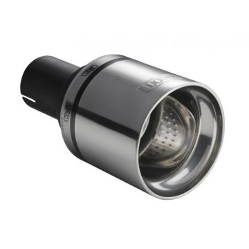 Universal Exhaust Tail Pipe Muffler Tip round 100mm lenght 120mm mounting diameter 50mm