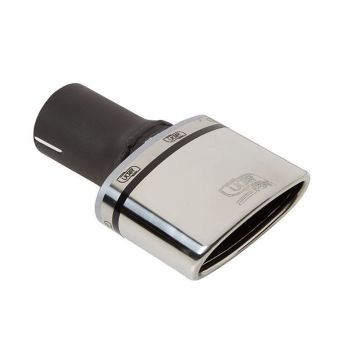 Universal Exhaust Tail Pipe Muffler Tip oval lenght 90mm mounting diameter 50mm