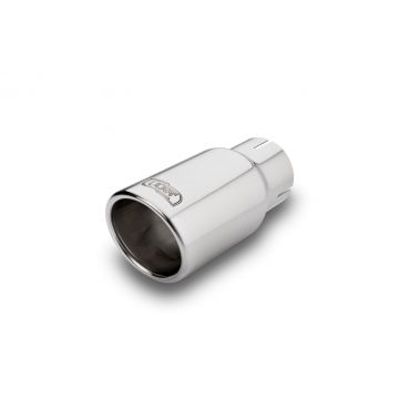 Universal Exhaust Tail Pipe Muffler Tip round 80mm lenght 120mm mounting diameter 50mm