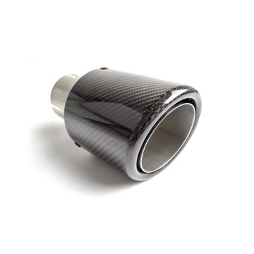 Universal Exhaust Tail Pipe Muffler Tip round 90mm lenght 160mm mounting diameter 50mm