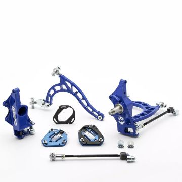 Nissan S14 S15 Front V2 Drift Angle Lock Kit with Rack Offset Spacers Wisefab