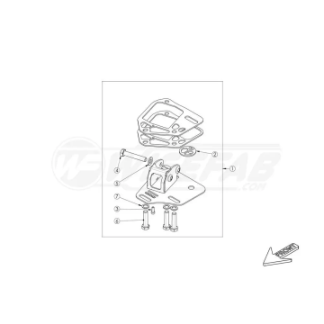 Rear Knuckle Mount Assembly Left Wisefab WF361_700LA