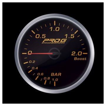 Wskaźnik Pro G Race Series 2 RS, doładowania Boost 2 Bar RED 52mm