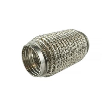 Reinforced exhaust flexible connector 102mm 100 mm