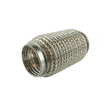 Reinforced exhaust flexible connector 76mm lenght 150mm