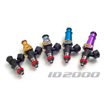 Zestaw 8 wtryskiwaczy paliwa Injector Dynamics 2000cc/min, BMW M3 E90 E92 E93 07+ / Dodge Chrysler 300C / Challenger / Magnum 6.1l SRT-8 / Ford Mustang GT500 06+ / Titan VK56DE 04+ 48mm / 14mm (grey)