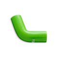 Silicone reducer elbow 67' 28/38mm Green