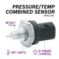 Bosch Liquid Pressure / Temp combined Sensor 10 bar 140 deg C – Set with Connector


