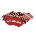 Wilwood 120-17192 Narrow Dynapro Universal Radial Mount Caliper 4 Pistons Red