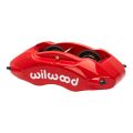 Wilwood 120-10754 GNX4 Universal Lug Mount Caliper 4 Pistons Red
