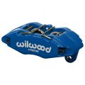 Wilwood 120-12949 Forged DPHA Universal Lug Mount Caliper 4 Pistons Blue