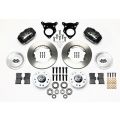 Wilwood 140-11018 Forged Dynalite Pro Series Front Brake Kit Black 11.00 for Ford Mustang 1984-1993