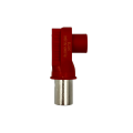 Ecumaster Connector RL00801-50RE; 8.0MM; RADLOK-50MM; Red