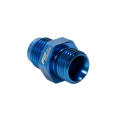 AN6 ORB Male To AN6 Male JIC Hose Fitting Adapter Blue