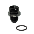 AN10 ORB Male To AN8 Male JIC Hose Fitting Adapter Black