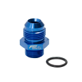 AN8 ORB Male To AN10 Male JIC Hose Fitting Adapter Blue