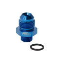 AN6 ORB Male To AN8 Male JIC Hose Fitting Adapter Blue