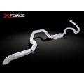 Exhaust system XForce for Toyota Landcruiser 1990-1998 80 Series TD Wagon stainless steel