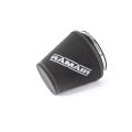 Ramair CC-195-VS-80-BK 80mm ID Neck Large Cone Air Filter with velocity stack